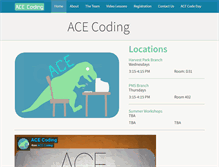 Tablet Screenshot of acecoding.org
